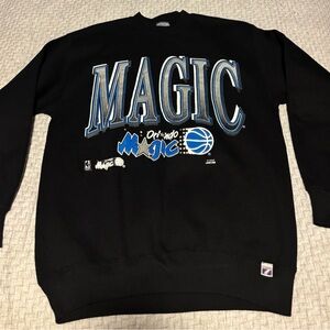 Vintage Orlando Magic Crewneck Sweatshirt Size L on Logo 7 Tag - No flaws
